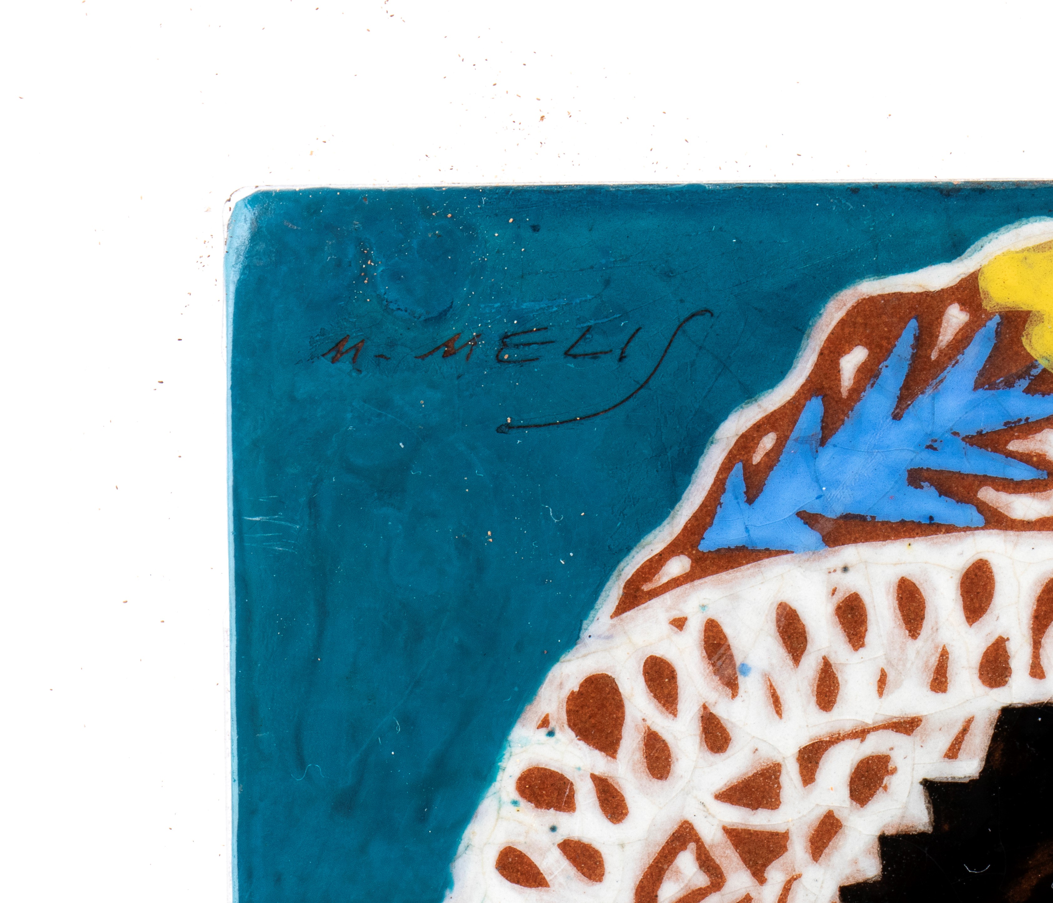 Mattonella con donna di Osilo