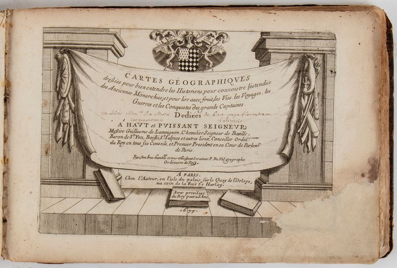 DUVAL Pierre Cartes géographiques dressées pour bien entendre les historiens, pour connoistre l'e...