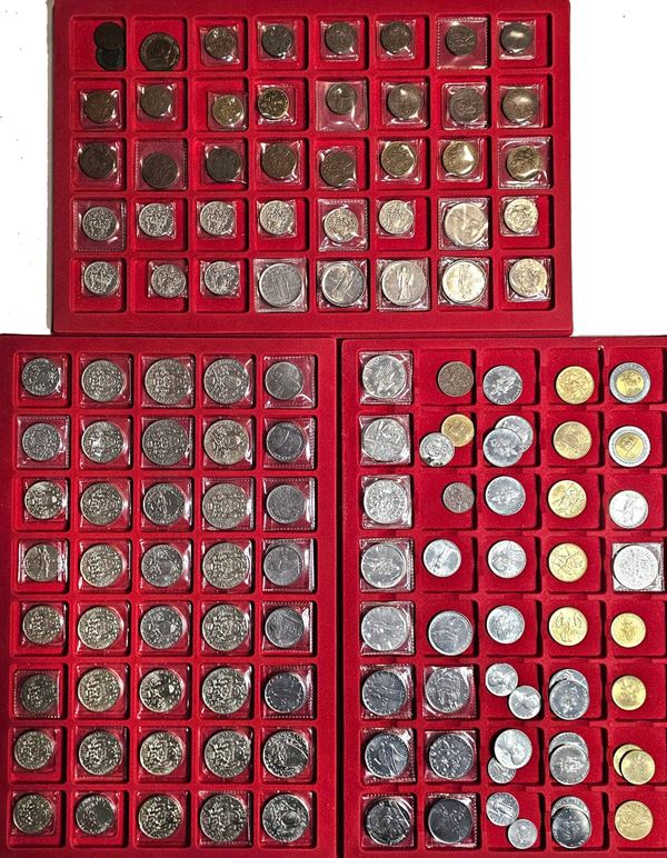 VATICANO. Lotto multiplo di varie e numerose monete. Metalli, nominali e conservazioni varie.