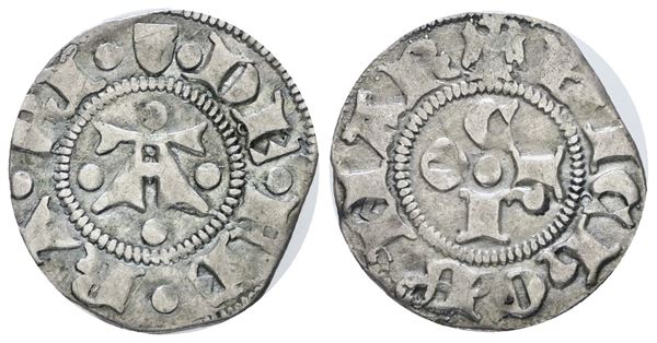 FERRARA. Nicolò III d'Este (1393-1441). Marchesano grosso. Ag; 1,21gr; MIR 221; BB+