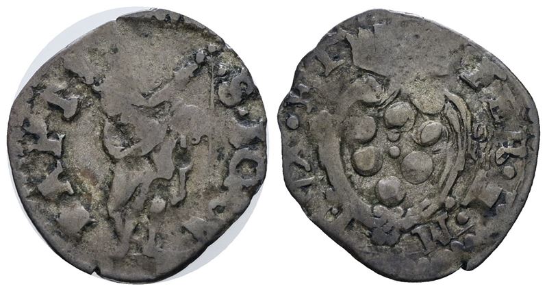 Firenze. Granducato di Toscana. Ferdinando II De' Medici (1621-1670). Crazia. Mi; 0,72gr; Mir 312...