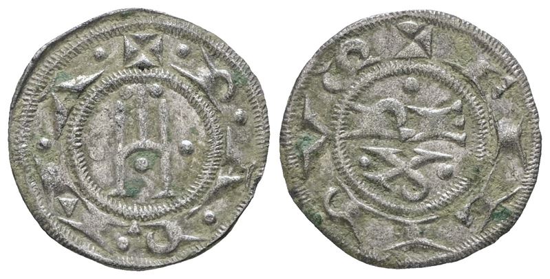 Moneta, Repubblica di Parma a nome di Filippo di Svevia (1207-1208), Denaro in argento