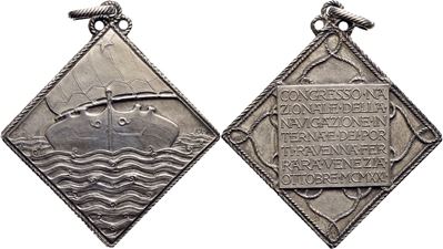 Savoia, Medaglia commemorativa V. Emanuele III per il Congresso Nazionale della Navigazione, 1921
