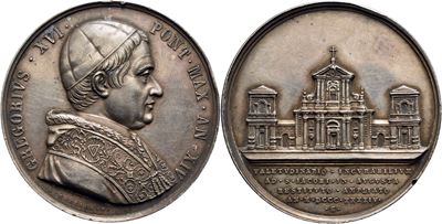Gregorio XVI, Medaglia A. XIV AG R. Stato Pontificio (1831-1846)
