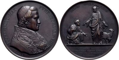 Pio IX, Medaglia A. VIII - Istituzione del Seminario Pio, 1846-1878