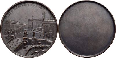 Pio IX, Medaglia commemorativa del Restauro del Campidoglio, 1867