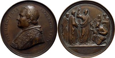 Pio IX, Medaglia commemorativa del XXIV Concilio Ecumenico, 1869