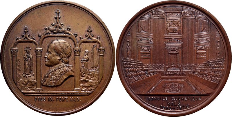 Pio IX, Medaglia commemorativa del Concilio Ecumenico del 1870