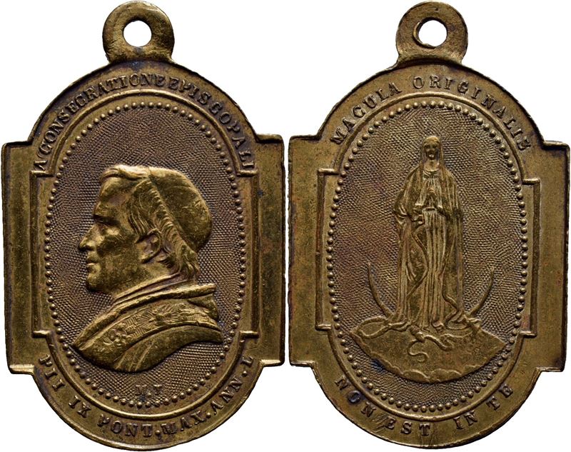 Pio IX, Medaglia commemorativa per il Giubileo Episcopale 1877