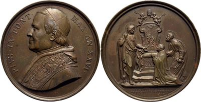 Pio IX, Medaglia - A. XXVI - AE Mont. 90 Ex Nascia 1977, 1846-1878