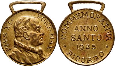 Pio XI, Medaglia commemorativa dell'Anno Santo 1925