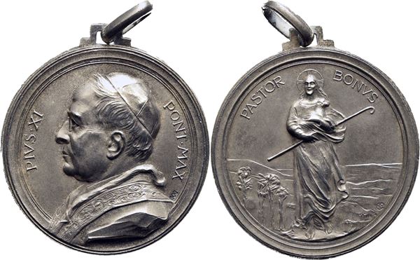 ROMA. Pio XI (1922-1939) - Medaglia 1922 Elezione al pontificato  Ø: 33 mm. (AE arg. g. 14,3) R . FDC