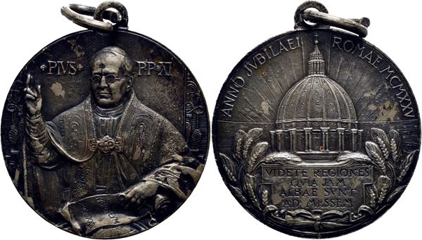 ROMA. Pio XI (1922-1939) - Medaglia - 1925 - Giubileo Opus: Boninsegna Ø: 25 mm. - (MB g. 7,2). qFDC