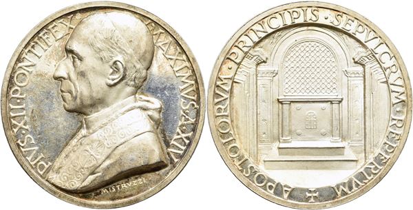 VATICANO. Pio XII (1939-1958) - Medaglia - A. XIV - AG RR Mont. 34. FDC