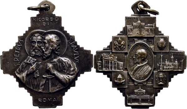 VATICANO. Pio XII (1939-1958) - Medaglia - Ricordo di Roma Ø: 25 mm. - (MB g. 4,3). qFDC