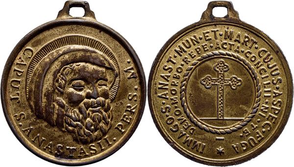 RELIGIOSE - Medaglia Ø: 33 mm. - (AE dorato g. 12,8). SPL+