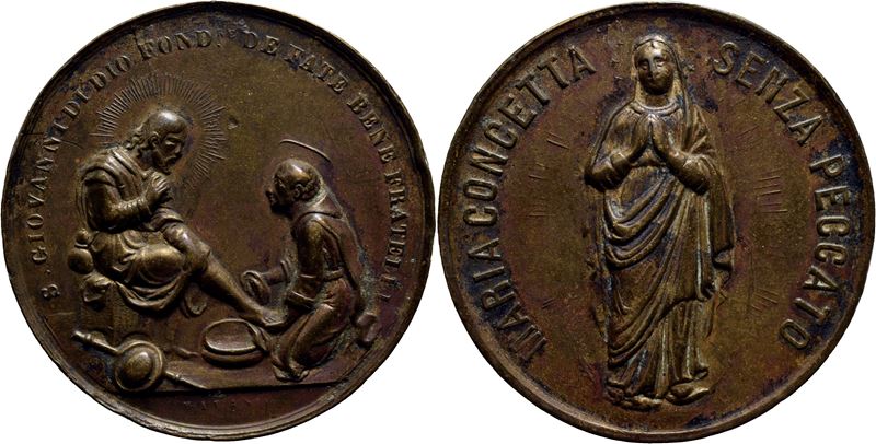 Milani, Medaglia Religiosa in Bronzo - Ø 40 mm (AE g. 24,25)