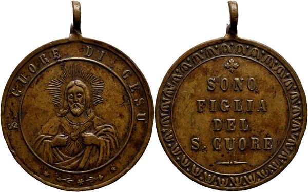 RELIGIOSE - Medaglia - Sono figlia del S. Cuore Ø: 33 mm. - (AE g. 14,2). qSPL
