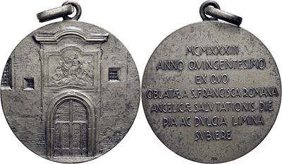 Medaglia commemorativa, Santuario della Madonna di Monte Berico, 1933, Opus: Johnson, Ø: 35 mm