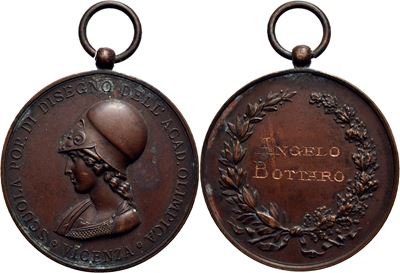 Venezia, Medaglia commemorativa dell'Accademia Olimpica, Ø: 40 mm, AE g. 29,1