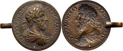 Lucio Vero, Medaglia commemorativa (161-169 d.C.) Ø 42 mm, AE g. 11,1