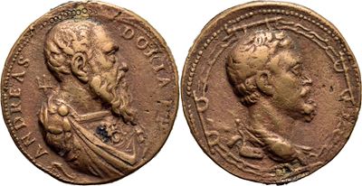 Andrea Doria, Medaglia 1541 - Ø: 42 mm, AE g. 35,1 RR qBB