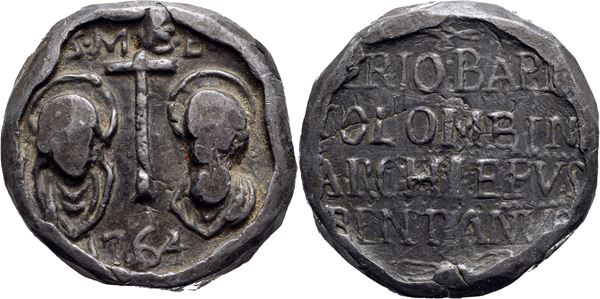 PERSONAGGI - Giovanni Battista Colombini (arcivescovo) (1703-1774) - Bolla Ø: 40 mm. - (PB g. 109) RRR. BB+