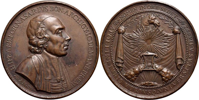 Ippolito Fornasari, Medaglia commemorativa, 1692