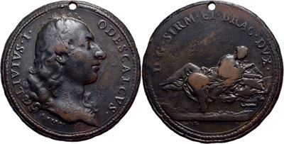 Livio Odescalchi, Medaglia commemorativa di San Urbano, 1697, bronzo, Ø: 42 mm