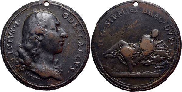 PERSONAGGI - Livio Odescalchi (1652-1713) - Medaglia - 1697 Opus: Saint Urbain Ø: 42 mm. - (AE g. 38,4) R V & T 98,814 Forata. qBB