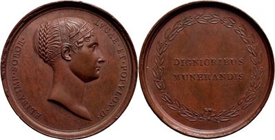 Medaglia commemorativa di Napoleone I (1804-1814), Premio del 1809, Galle - Ø 37 mm, AE g. 26