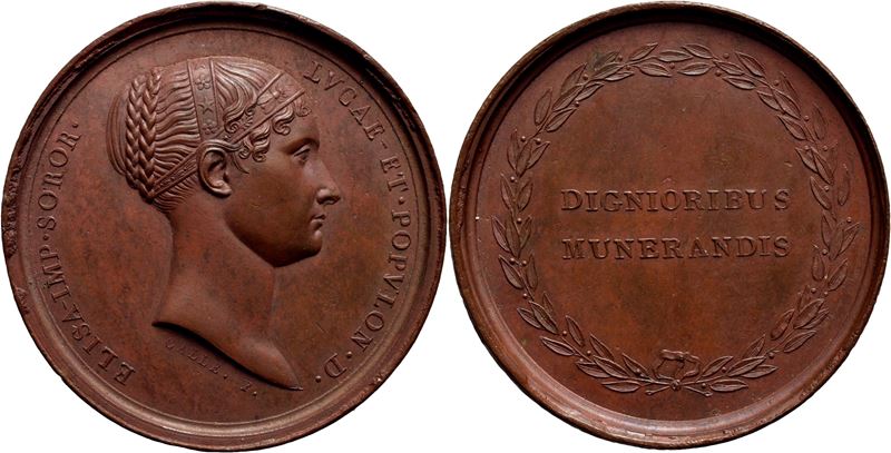 Medaglia commemorativa di Napoleone I (1804-1814), Premio del 1809, Galle - Ø 37 mm, AE g. 26
