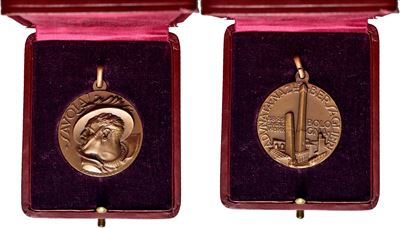 Morbiducci, Medaglia commemorativa - Adunata Nazionale Bersaglieri Bologna 1931