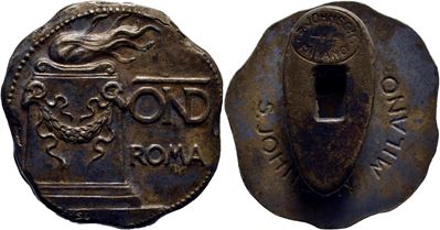 Johnson, Medaglia OND - Roma, Ø 21 mm, in bronzo