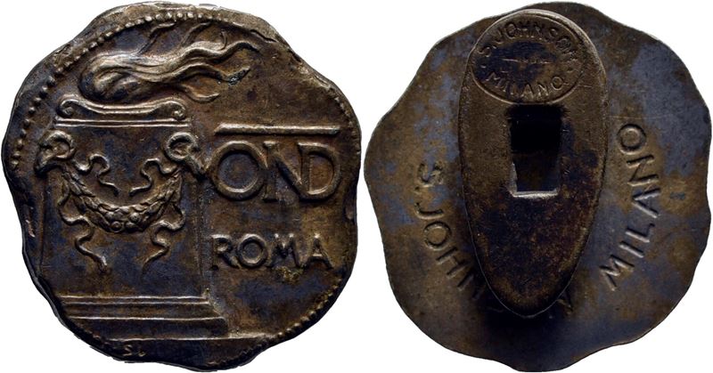 Johnson, Medaglia OND - Roma, Ø 21 mm, in bronzo