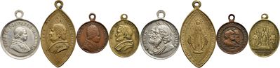 Pio IX, Lotto di 4 medaglie del Stato Pontificio (1846-1878)