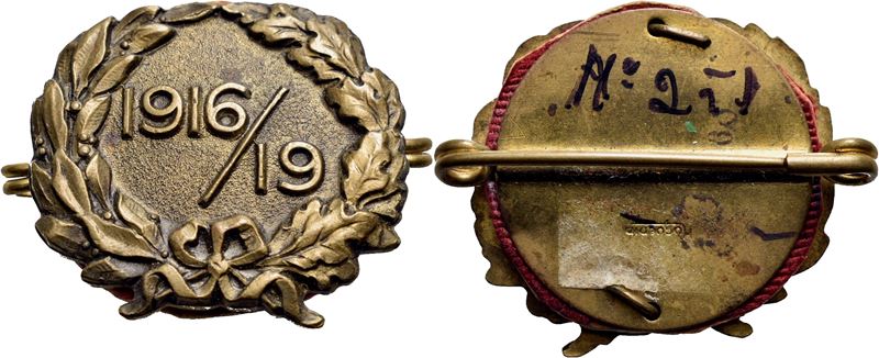 Francesco Giuseppe, Spilla commemorativa della campagna austro-ungarica (1916-1919)