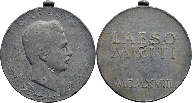 Carlo I d'Austria, Medaglia al merito per feriti di guerra 1914-1918