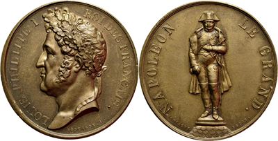 Montagny, Medaglia commemorativa di Napoleone il Grande, Luigi Filippo I (1830-1848)