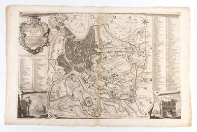 Nuova Pianta di Roma, 1748
