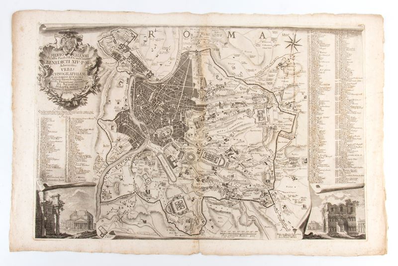 Carlo Nolli - Nuova Pianta di Roma, 1748