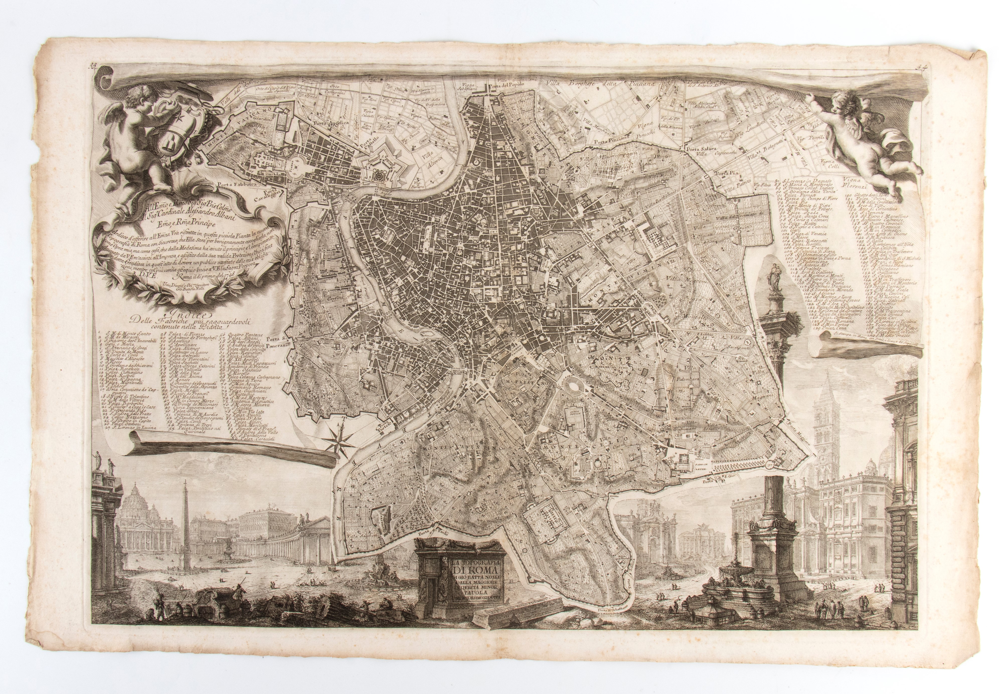 Carlo Nolli - Nuova Pianta di Roma, 1748