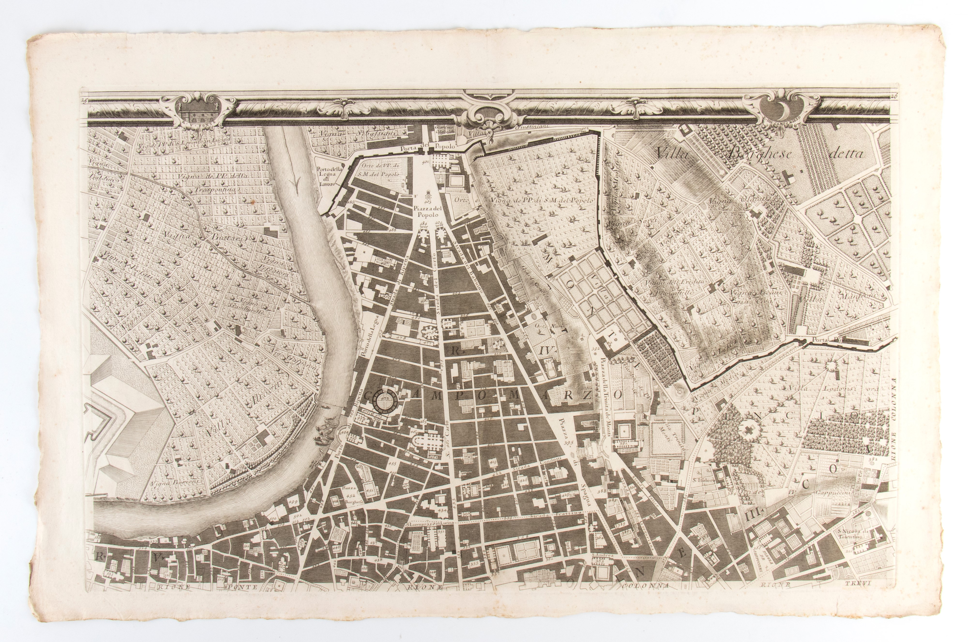 Carlo Nolli - Nuova Pianta di Roma, 1748