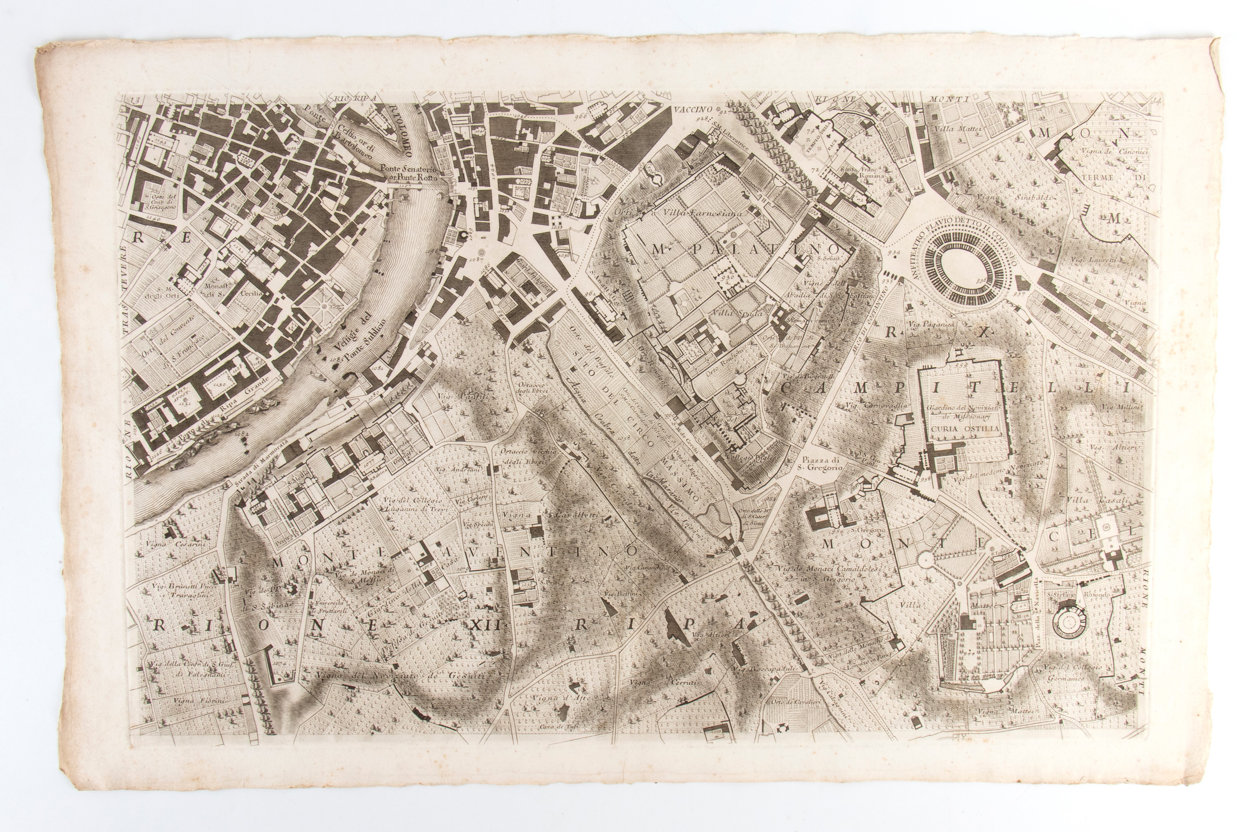 Carlo Nolli - Nuova Pianta di Roma, 1748