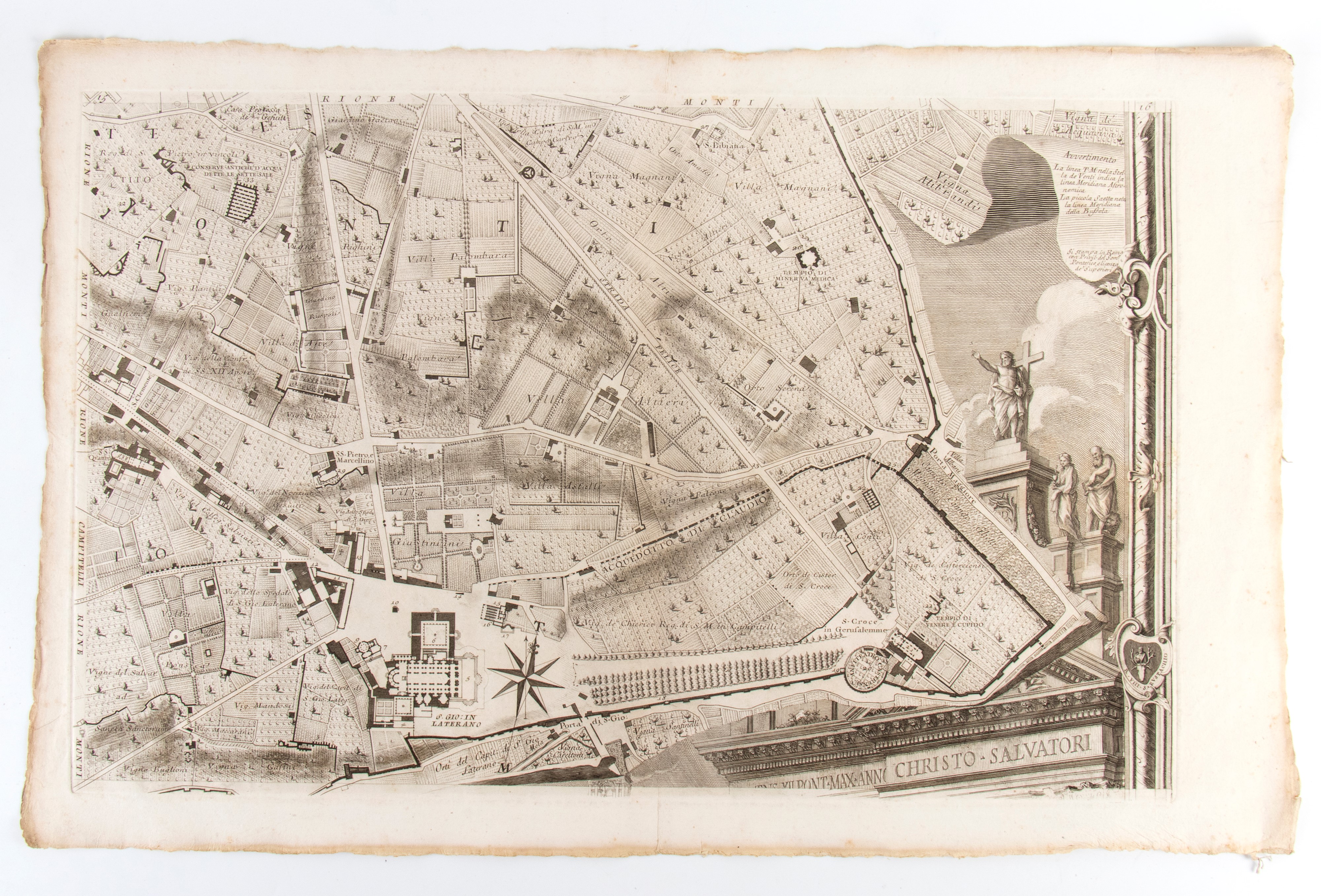 Carlo Nolli - Nuova Pianta di Roma, 1748
