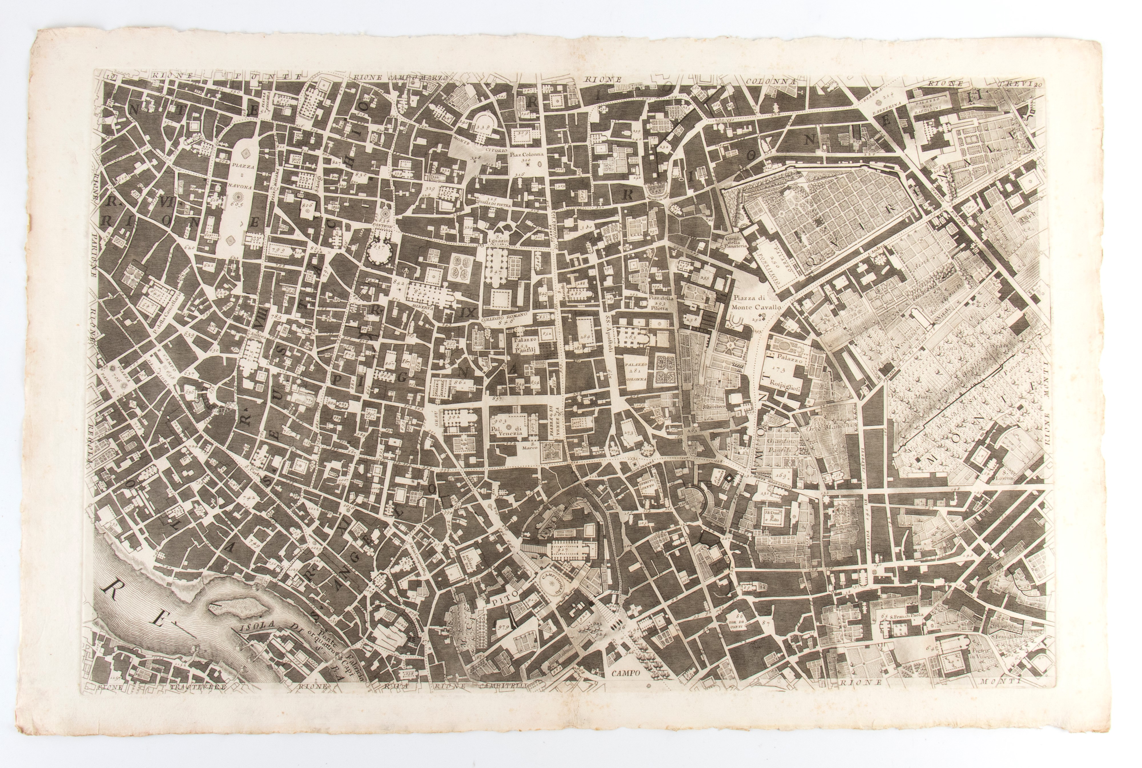 Carlo Nolli - Nuova Pianta di Roma, 1748