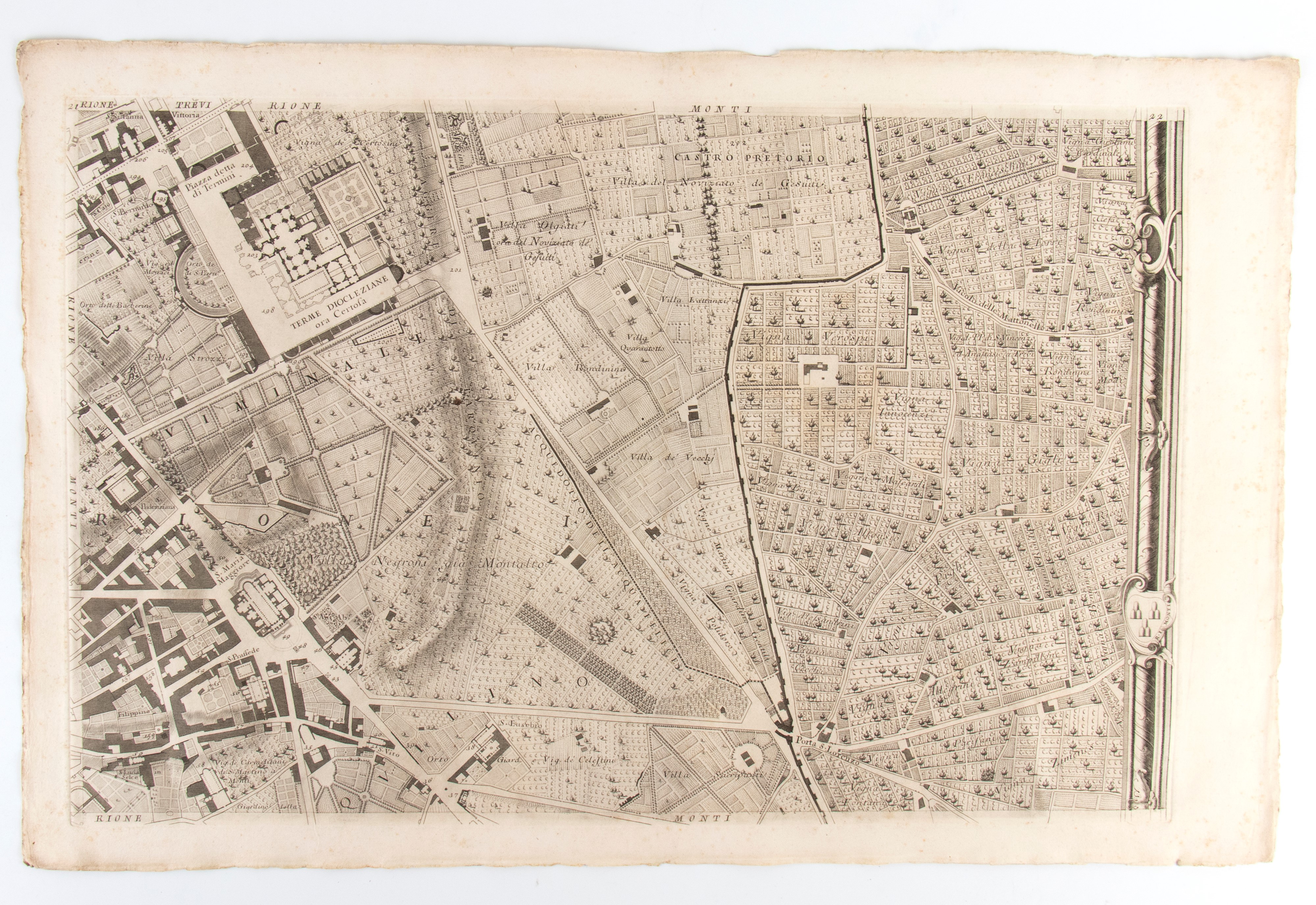 Carlo Nolli - Nuova Pianta di Roma, 1748