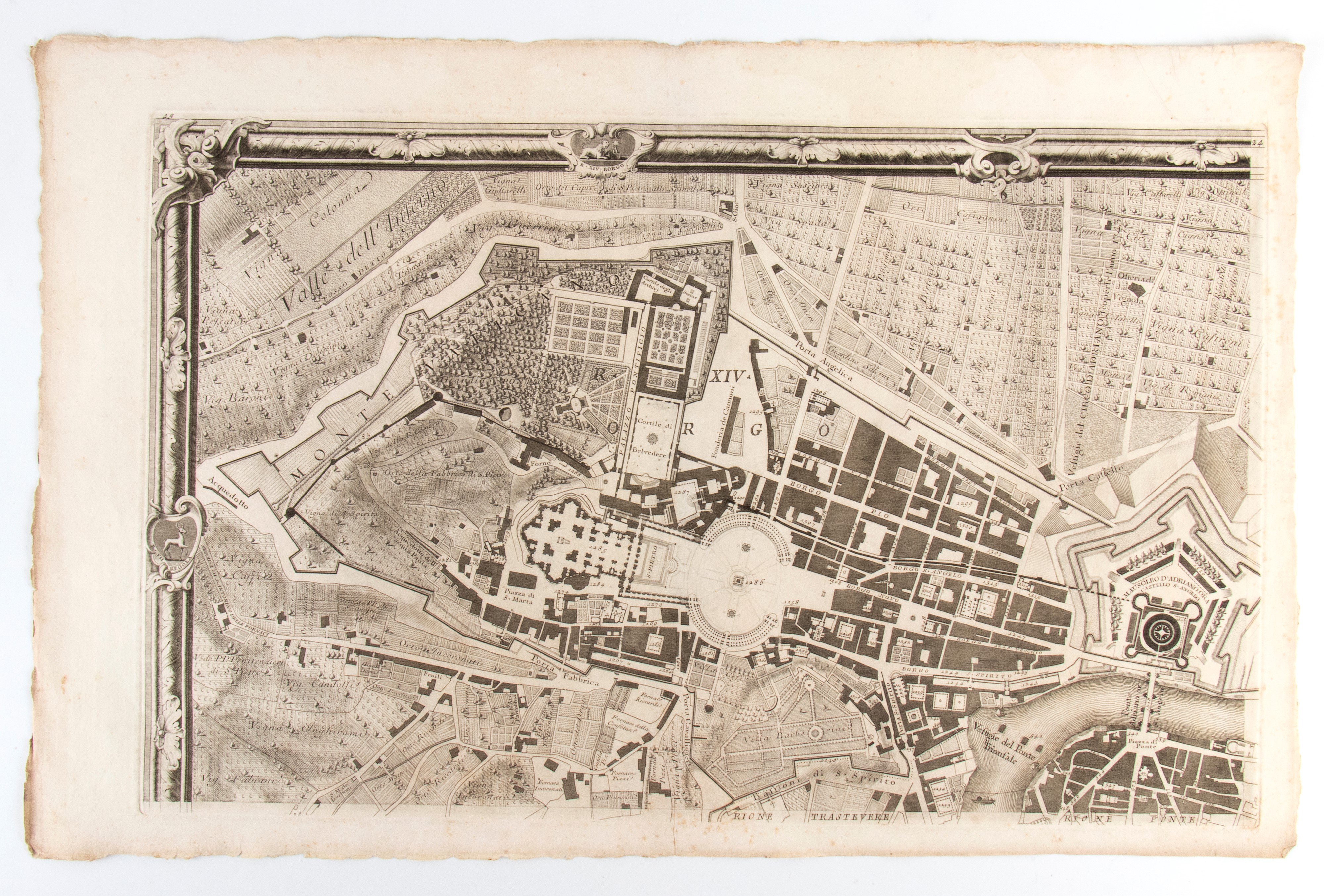 Carlo Nolli - Nuova Pianta di Roma, 1748
