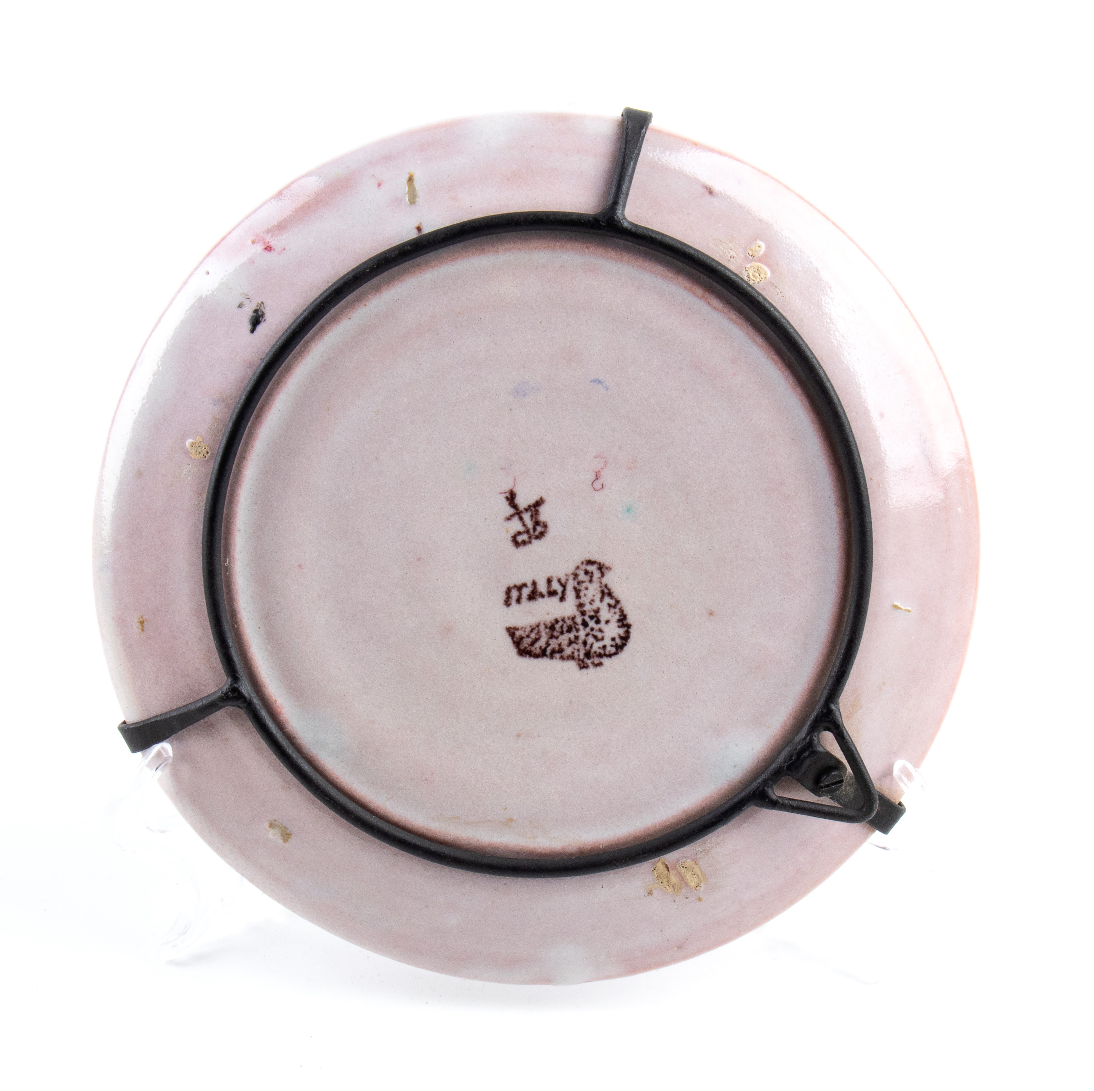 Piccolo piatto con decorazione di pesci