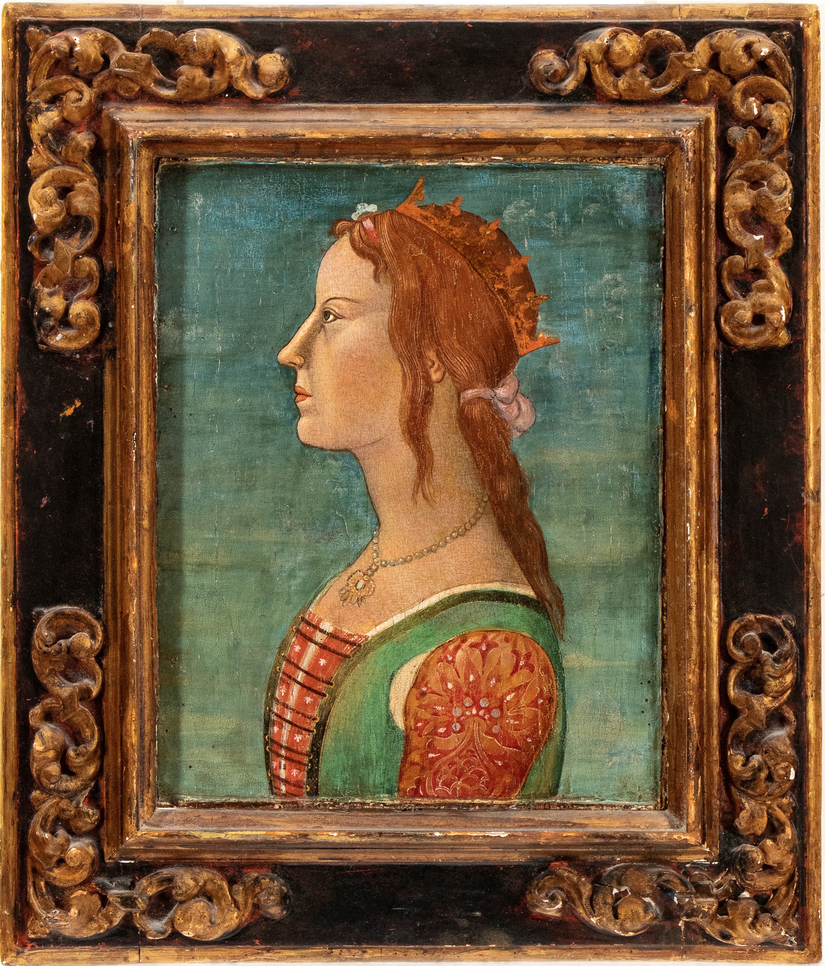 Ritratto di fanciulla di profilo